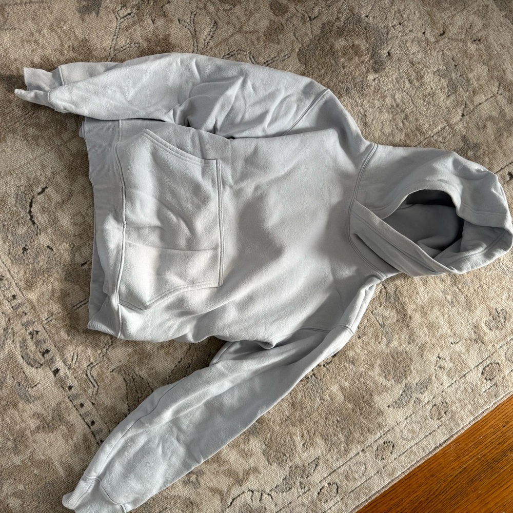 TNA Cozy Fleece Perfect Sweatshirt in Light Blue (M)